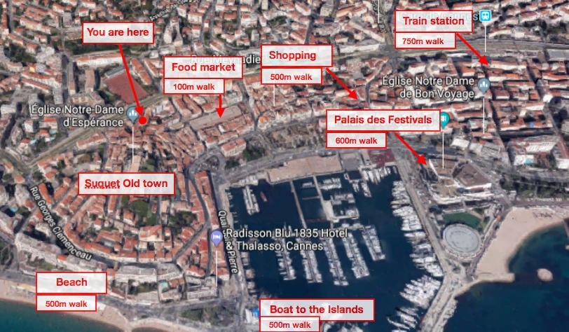 Forville Cannes Eksteriør billede